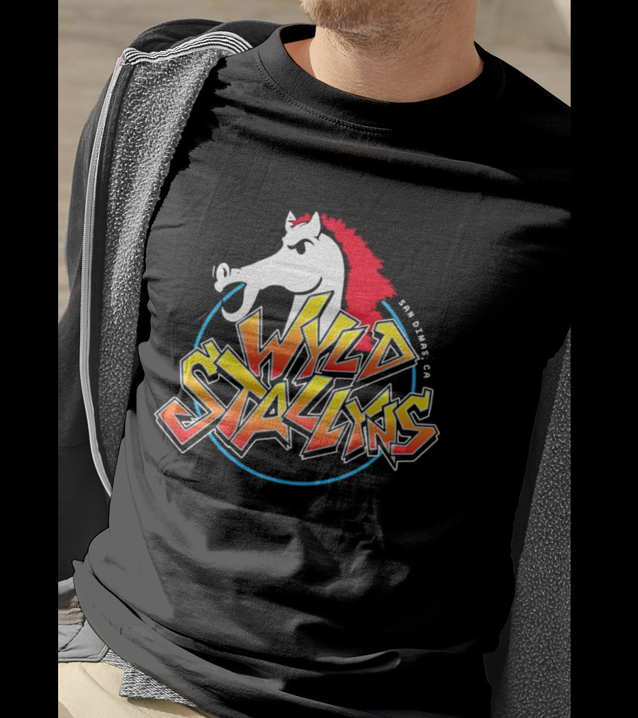 Wyld Stallyns Horse Emblem San Dimas CA T-Shirt