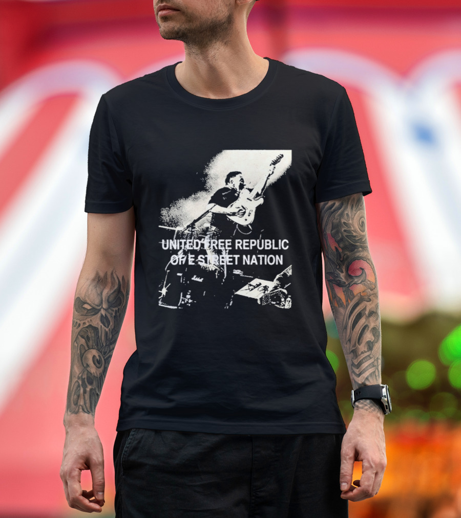 Bruce Springsteen 2026 Land Of Hope And Dreams American Tour United Free Republic One Street Nation T-Shirt