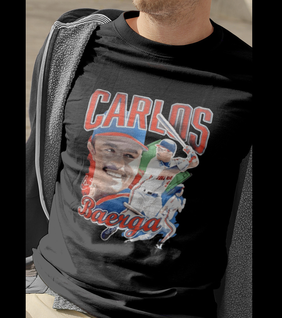 Carlos Baerga Cleveland Indians Baseball Player Print T-Shirt