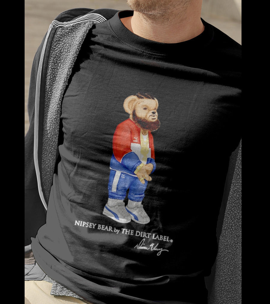 Nipsey Bear Puma Tracksuit By The Dirt Label T-Shirt
