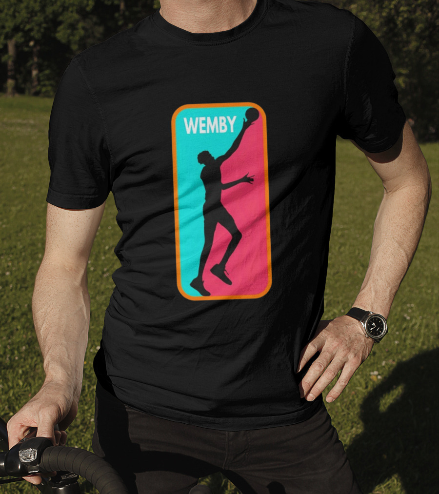 Victor Wembanyama Wemby Silhouette San Antonio Spurs NBA Basketball T-Shirt