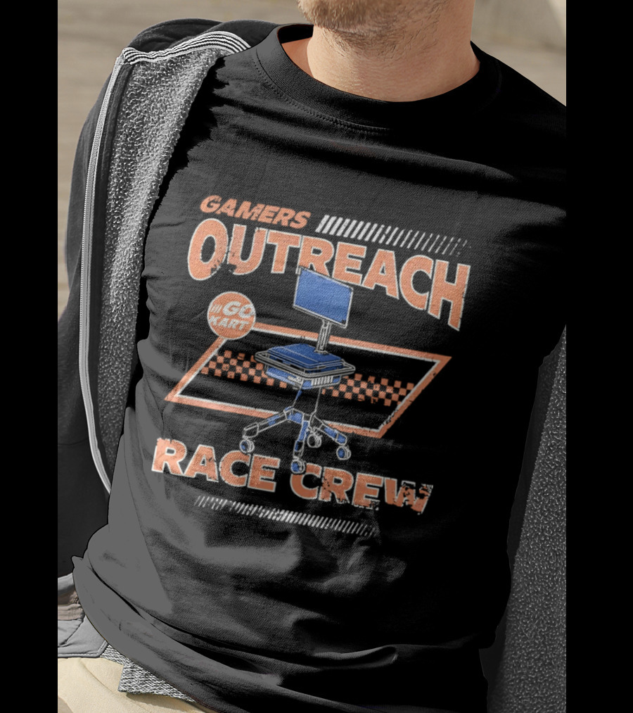 Gamers Outreach Go Kart Race Crew Chair Team T-Shirt