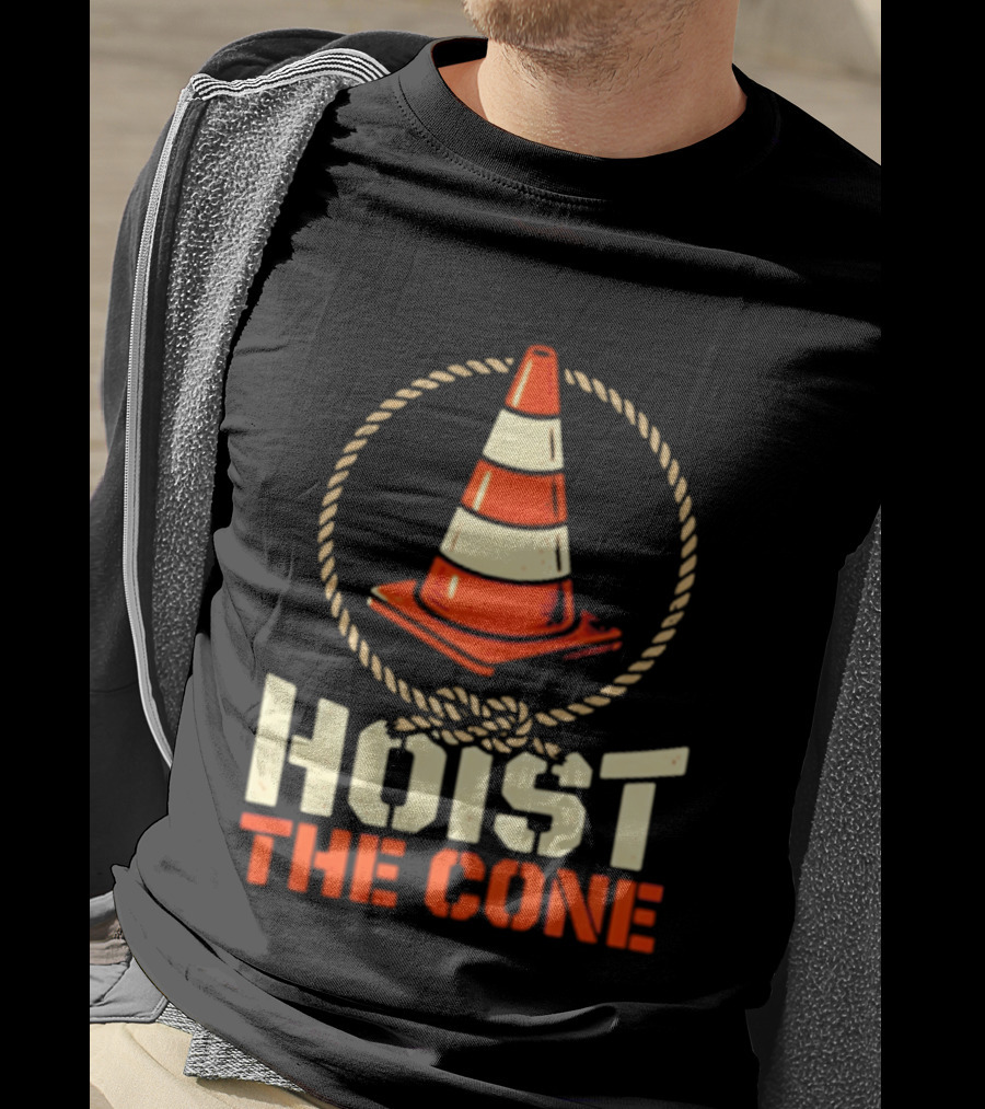 Pittsburgh Pirates Hoist The Cone Rope Traffic Cone T-Shirt