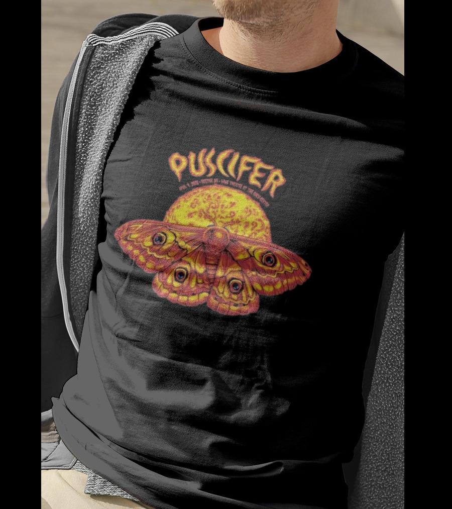 Puscifer Boch Center Wang Theatre Boston Moth Sunburst T-Shirt