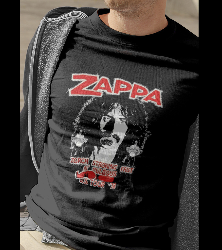 Zappa Zorch Stroking Fast N' Bulbous US Tour 78 T-Shirt