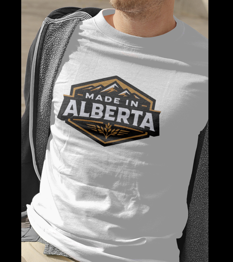 Made In Alberta Canadian Rockies Wheat T-Shirt