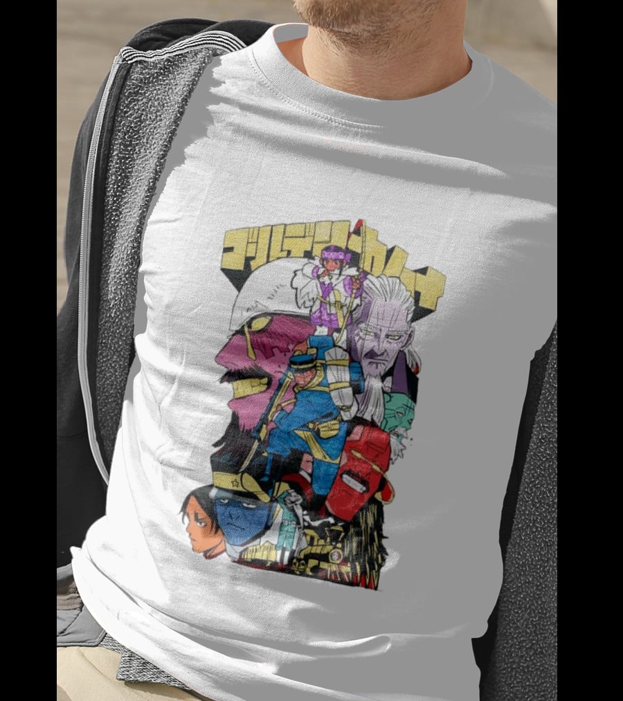 Golden Kamuy Manga Characters Collage T-Shirt