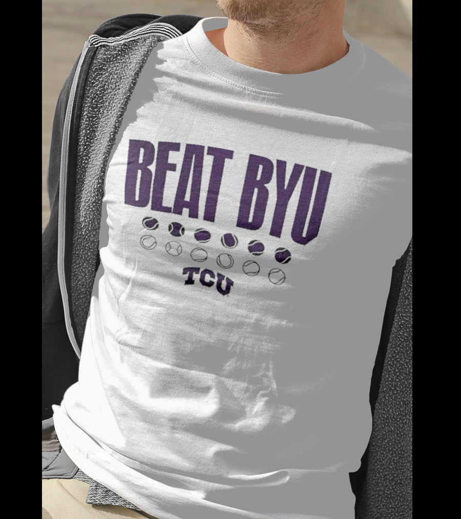 TCU Beat BYU Baseball Football Rivalry T-Shirt