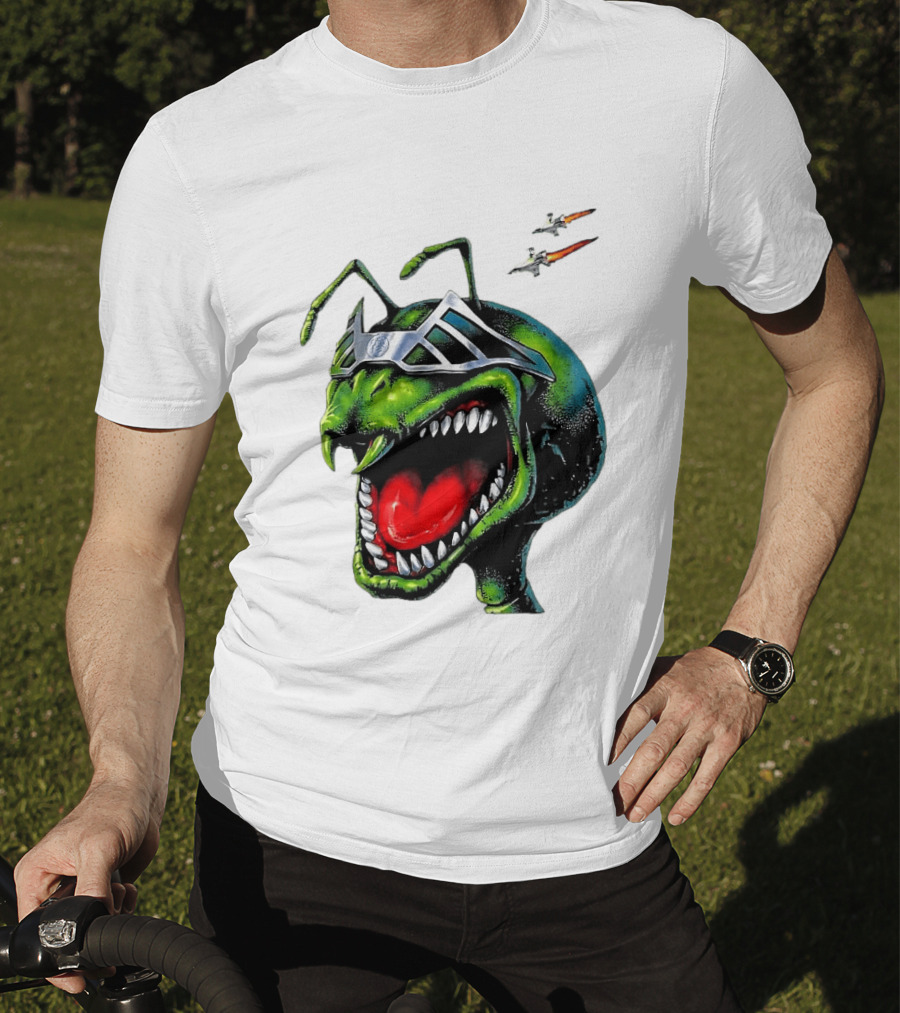 Hellstar Anthony Edwards Ant Man Alien Creature With Sunglasses And Spacecrafts T-Shirt