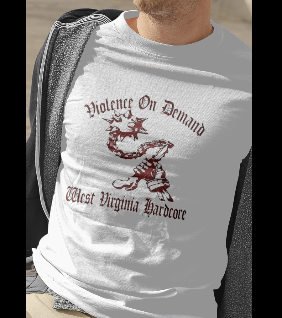 Violence On Demand West Virginia Hardcore Chain And Mace T-Shirt