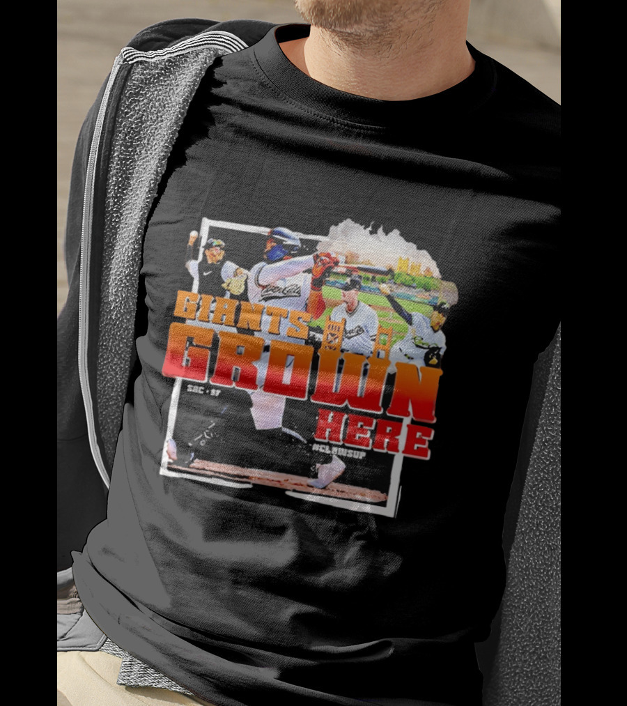 Sacramento River Cats 2025 Giants Grown Here ClawsUp T-Shirt