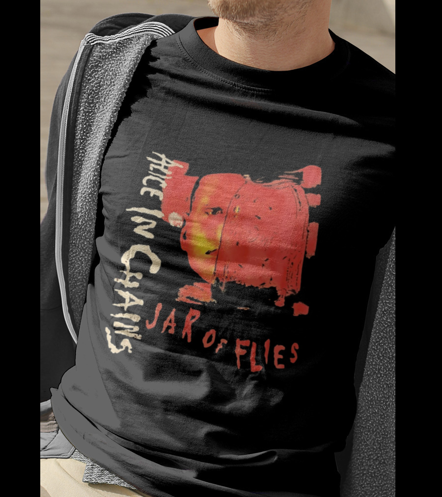 Alice In Chains Jar Of Flies Album Art Face T-Shirt
