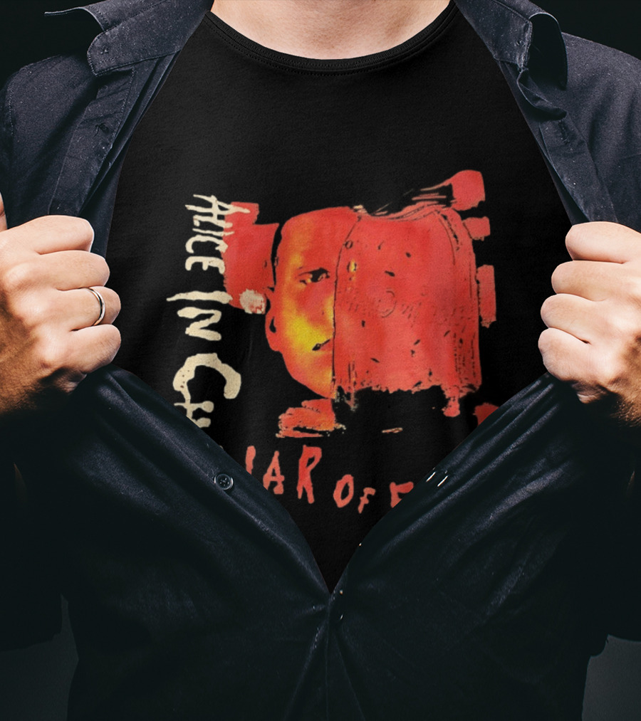 Alice In Chains Jar Of Flies Album Art Face T-Shirt