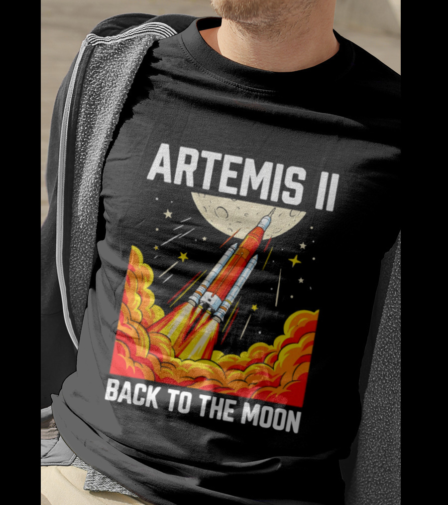 Artemis II Moon Mission Rocket Launch Back To The Moon T-Shirt