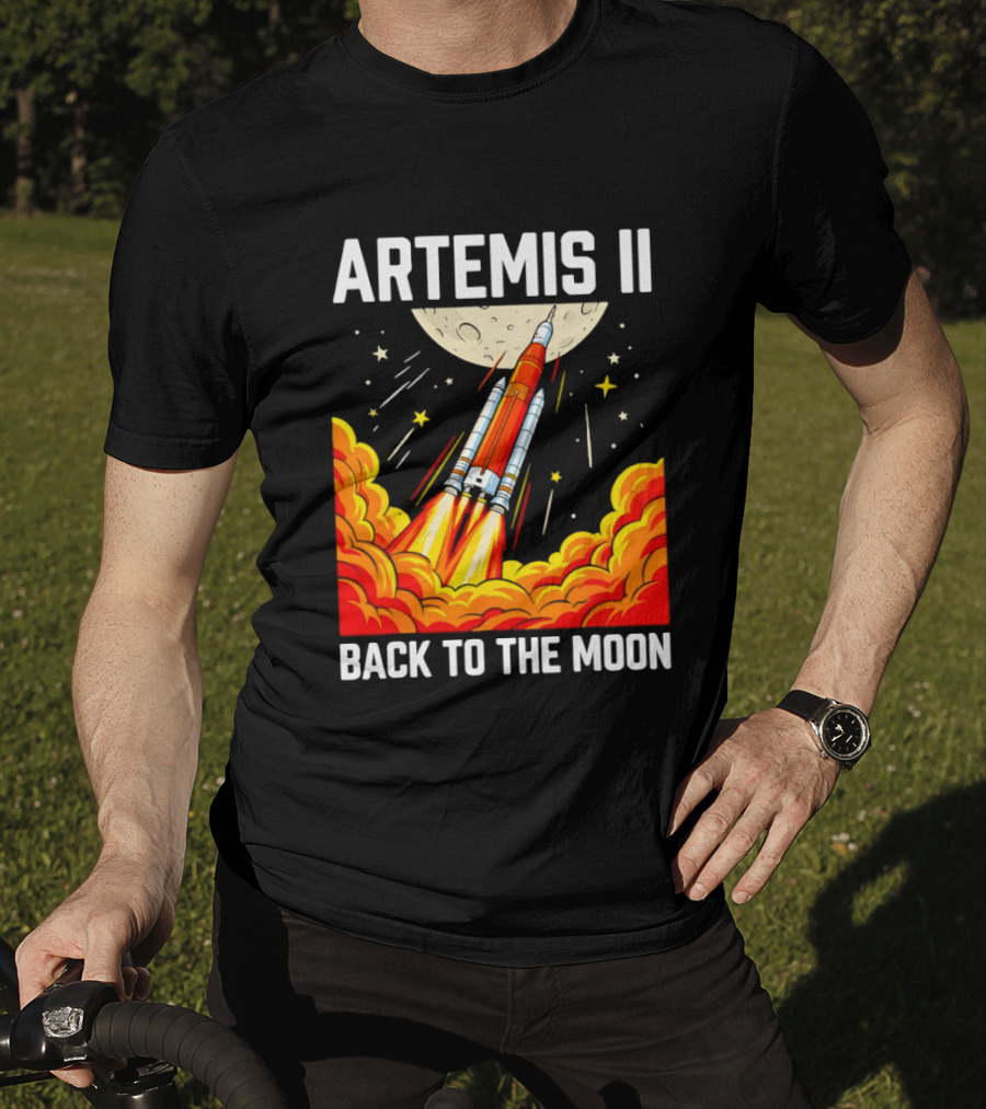 Artemis II Moon Mission Rocket Launch Back To The Moon T-Shirt
