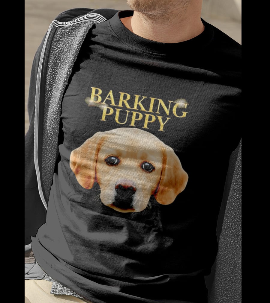 Barking Puppy Marley And Me Dog Labrador Retriever T-Shirt