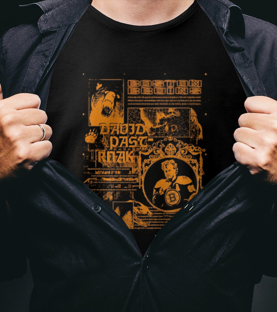 Boston Bruins David Pastrnak NHL Player 88 T-Shirt