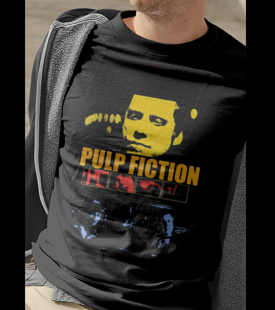 Pulp Fiction John Travolta Iconic Character Retro Movie T-Shirt