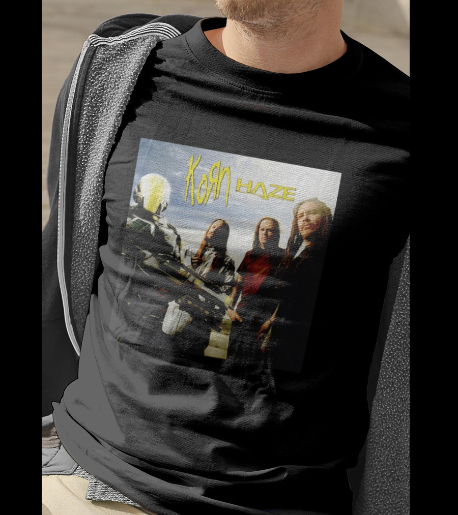 Korn Haze Band Members With Sci Fi Armor T-Shirt