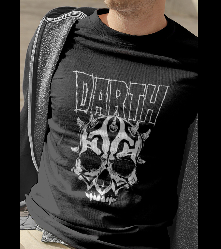 Darth Maul Of Cain Skull T-Shirt