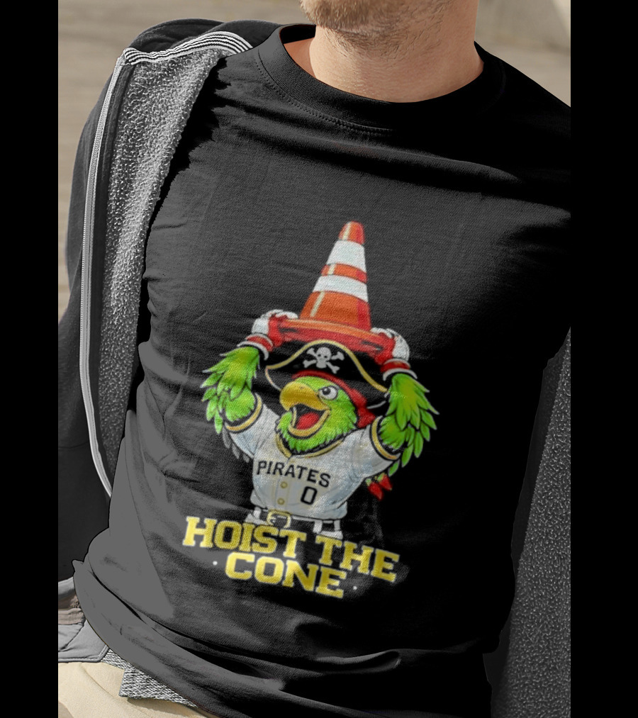 Pirate Parrot Hoist The Cone Pittsburgh Pirates Baseball 2026 T-Shirt