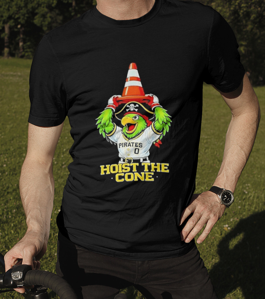 Pirate Parrot Hoist The Cone Pittsburgh Pirates Baseball 2026 T-Shirt
