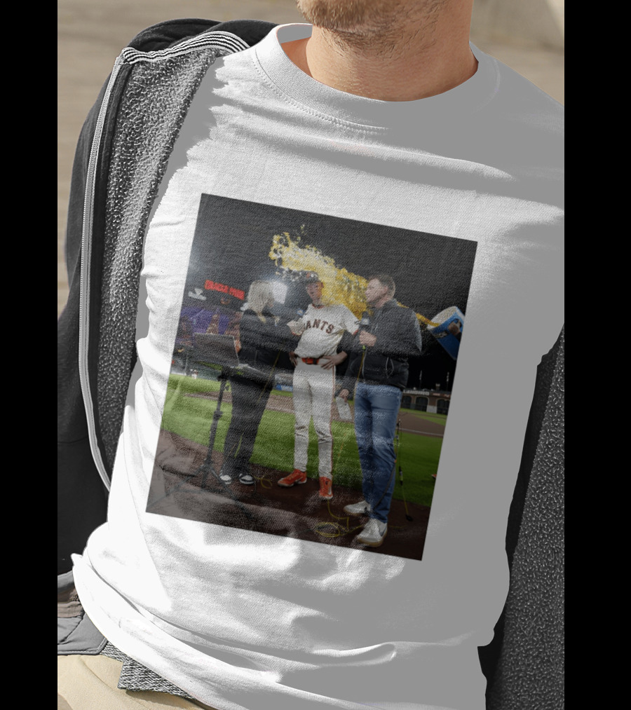 Daniel Susac Interview Oracle Park San Francisco Giants Celebration Moment T-Shirt
