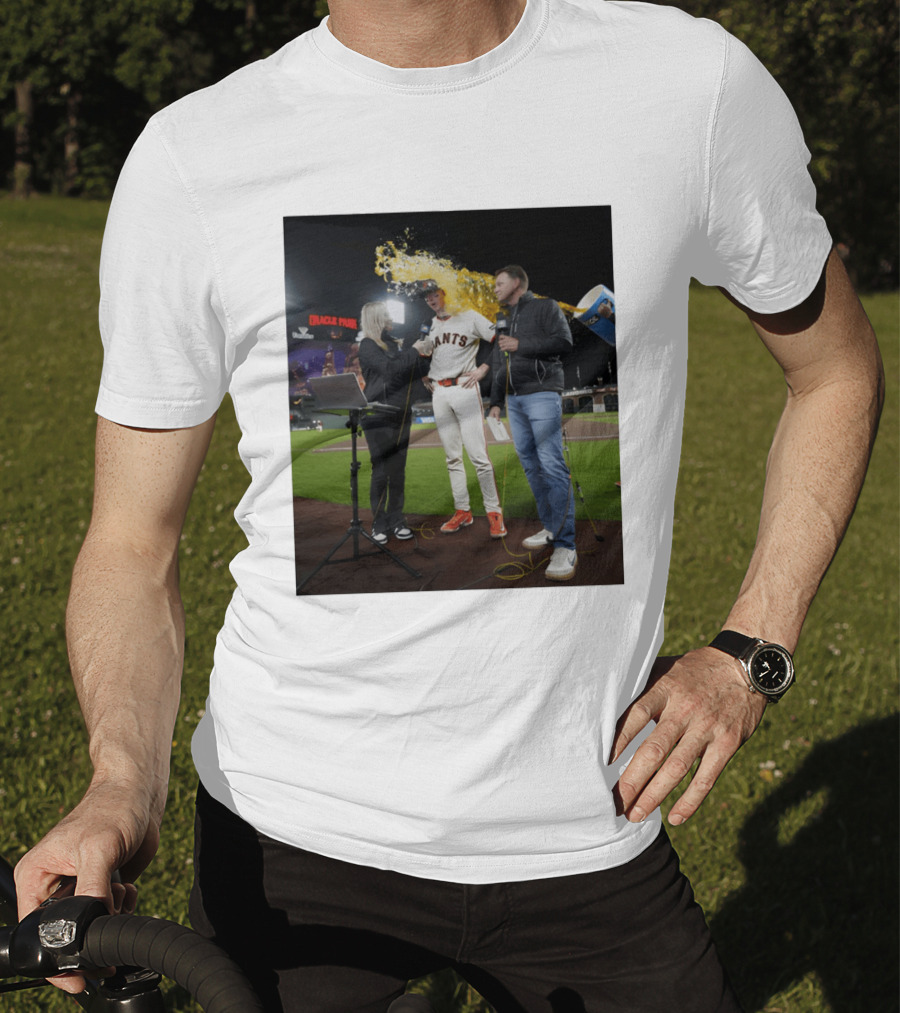 Daniel Susac Interview Oracle Park San Francisco Giants Celebration Moment T-Shirt