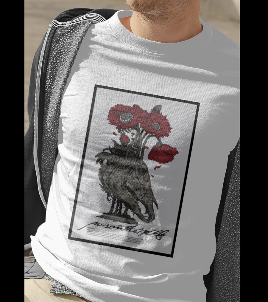Poison The Well US 2026 Shows Skull Poppies T-Shirt