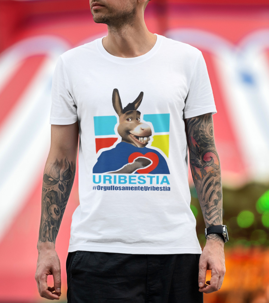 Donkey From Shrek Uribestia OrgullosamenteUribestia Hashtag T-Shirt