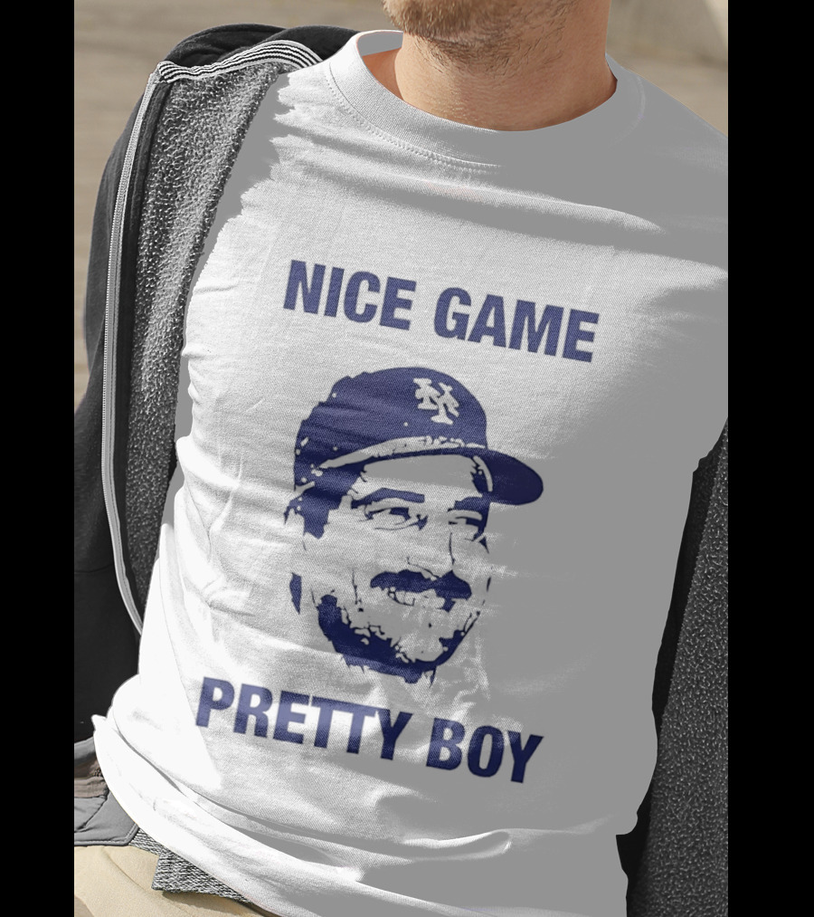Nice Game Pretty Boy Keith Hernandez New York Mets Villain Line T-Shirt