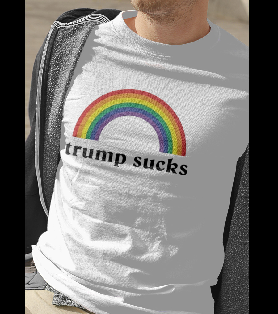 Trump Sucks Rainbow LGBT Pride T-Shirt
