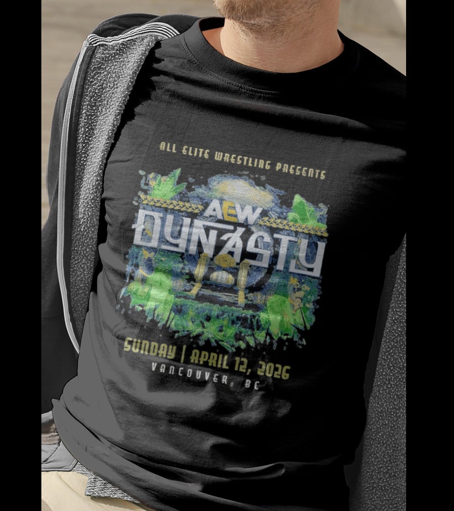 All Elite Wrestling AEW Dynasty 2026 Event April 12 Wembley London T-Shirt