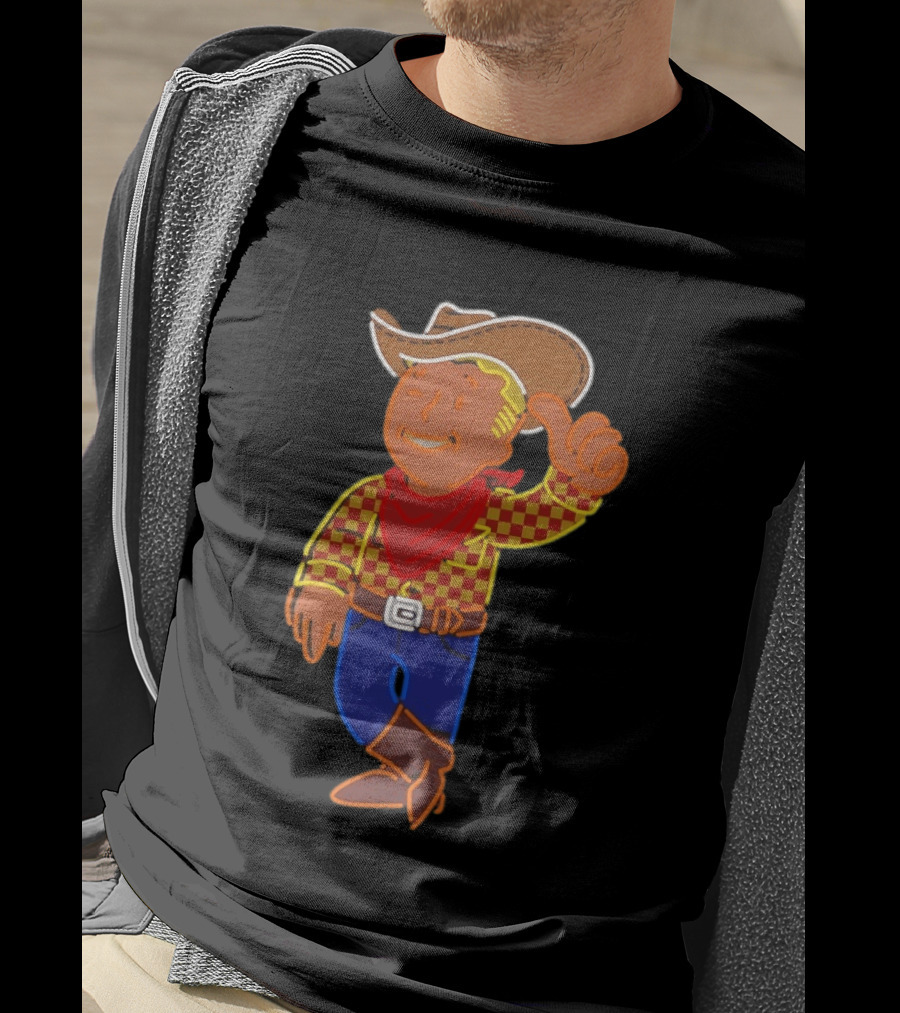 Fallout New Vegas Vault Boy Cowboy Woody T-Shirt