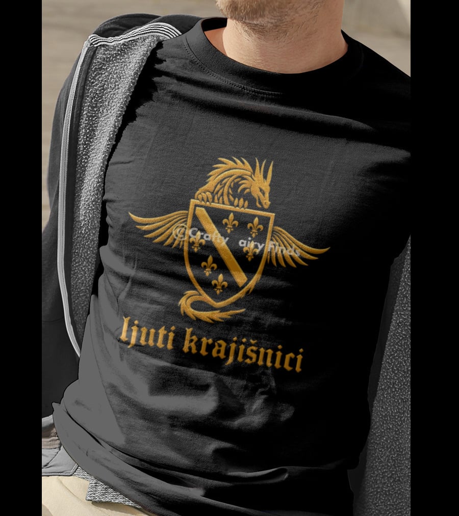 Ljuti Krajisnici Bosnia Dragon World Cup 2026 Soccer Iconic Crest T-Shirt