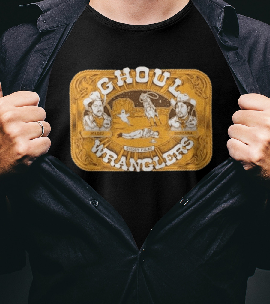 Ghost Files Ghoul Wranglers Madej Bergara Cowboy T-Shirt
