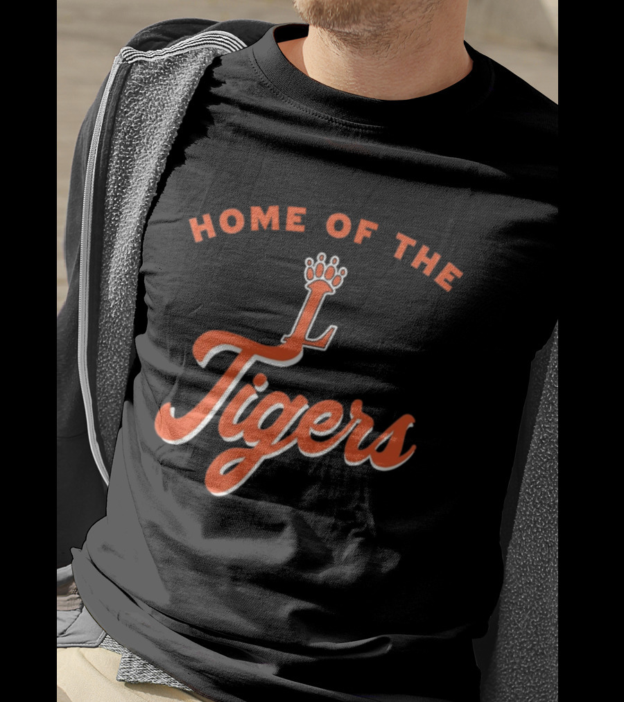 Loveland High School Home Of The Tigers Orange Crowned T-Shirt