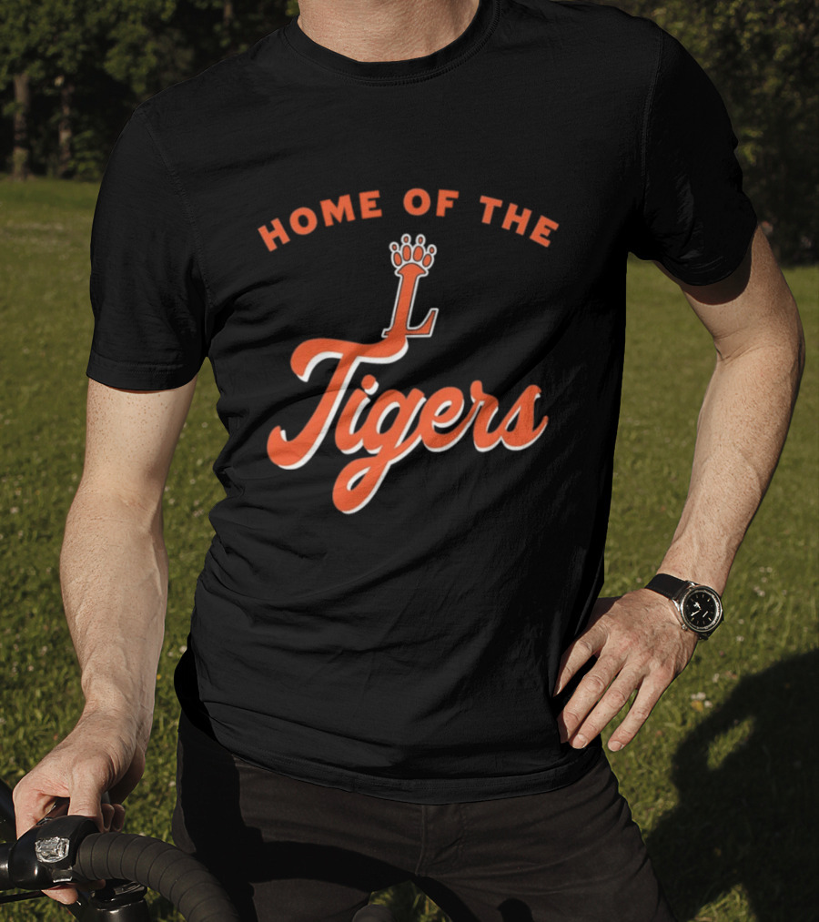 Loveland High School Home Of The Tigers Orange Crowned T-Shirt