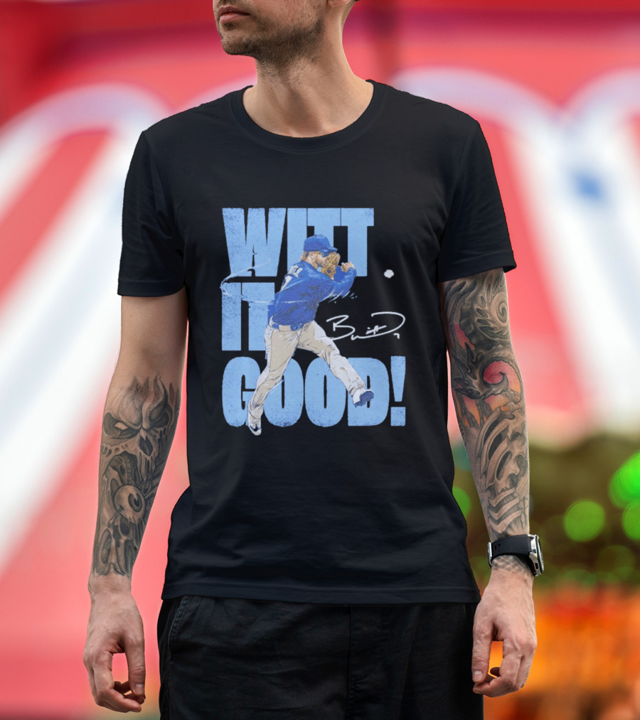 Bobby Witt Jr Kansas City Royals Witt It Good Celebrating Baseball Excellence T-Shirt