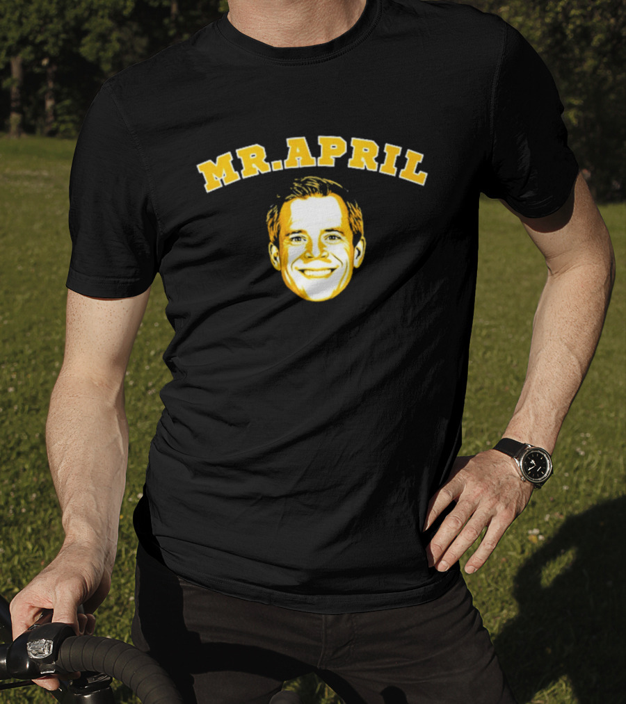 Michigan Wolverines Mr. April Big Head T-Shirt