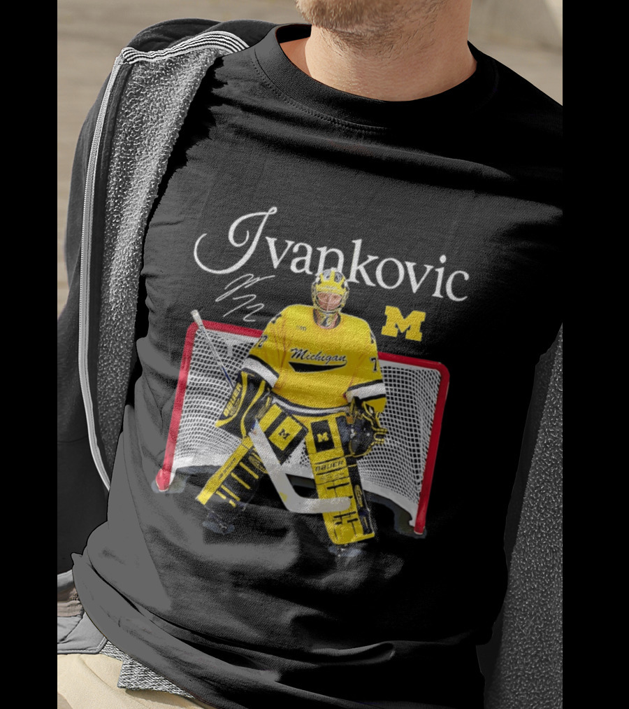Ivankovic Michigan Wolverines Hockey 2026 T-Shirt