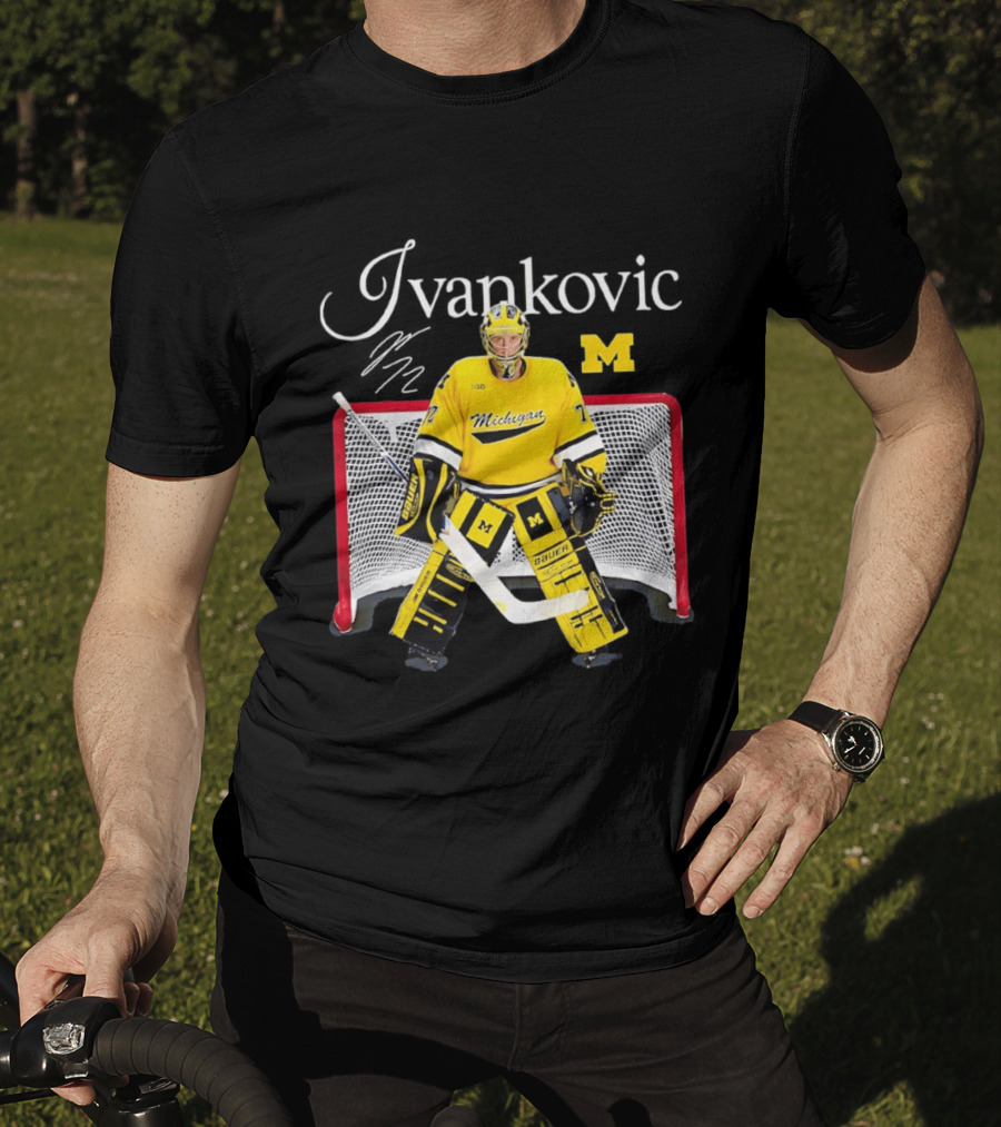 Ivankovic Michigan Wolverines Hockey 2026 T-Shirt