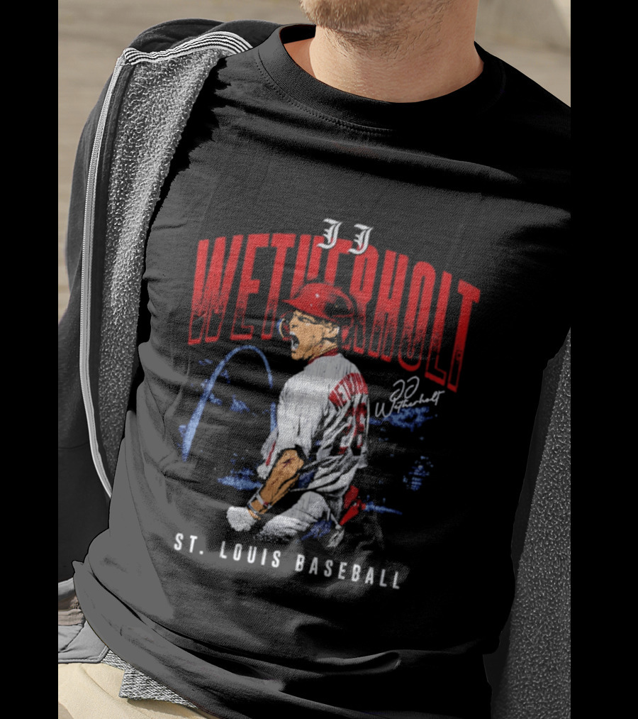 JJ Wetherholt St Louis Baseball Arch 32 T-Shirt