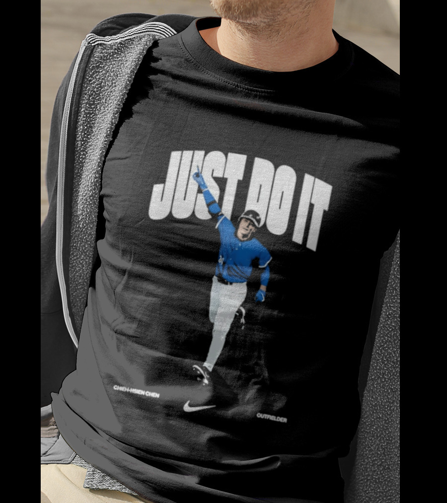 Just Do It Nike Baseball Chieh Hsien Chen Outfielder T-Shirt