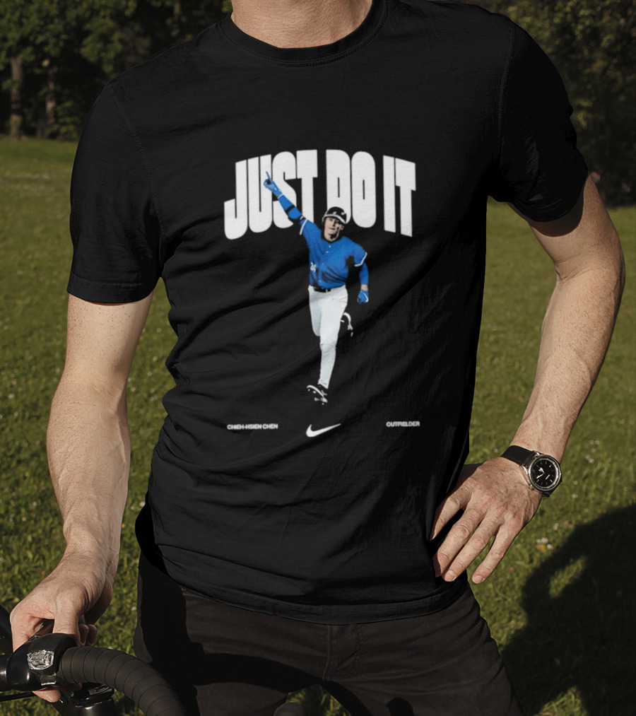 Just Do It Nike Baseball Chieh Hsien Chen Outfielder T-Shirt