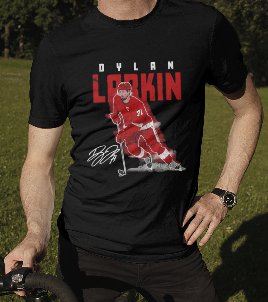 Dylan Larkin Detroit Red Wings Captain 71 T-Shirt