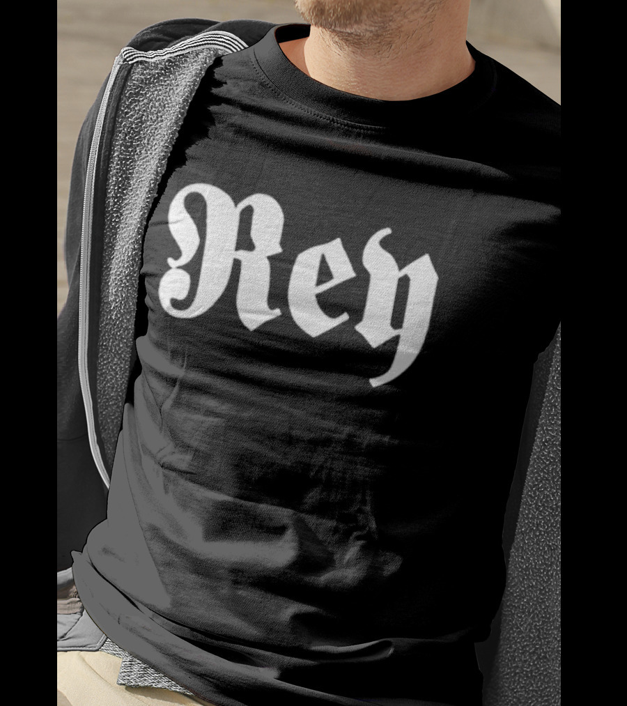 Rey Mysterio Hey Gothic Font T-Shirt