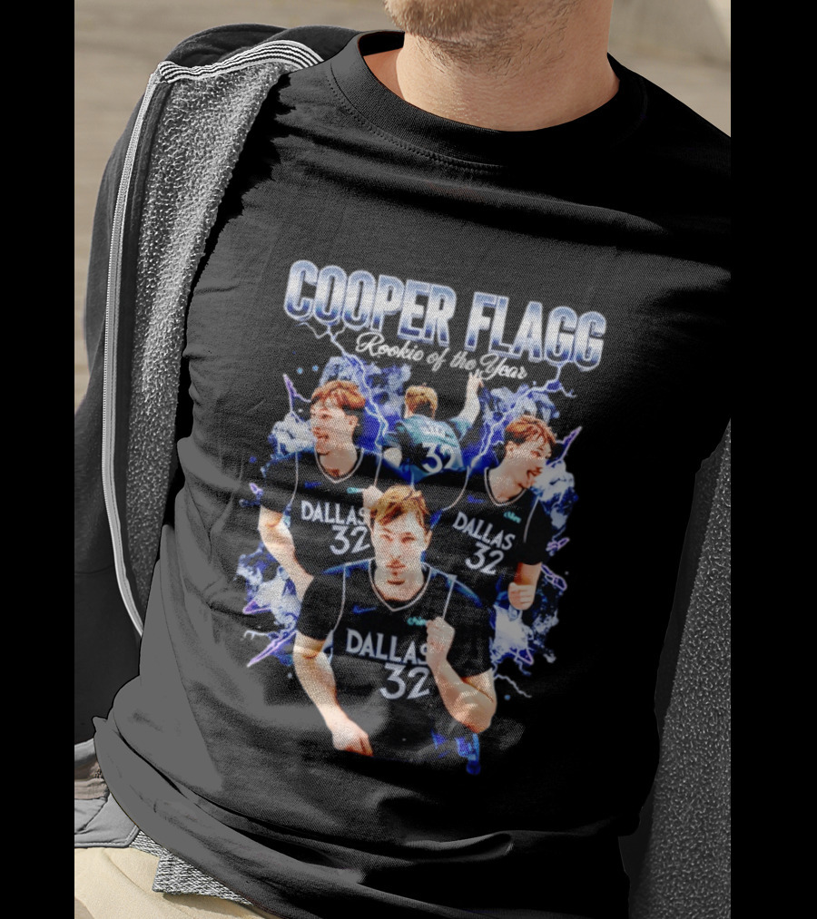 Cooper Flagg Dallas 32 Rookie Of The Year 2026 T-Shirt