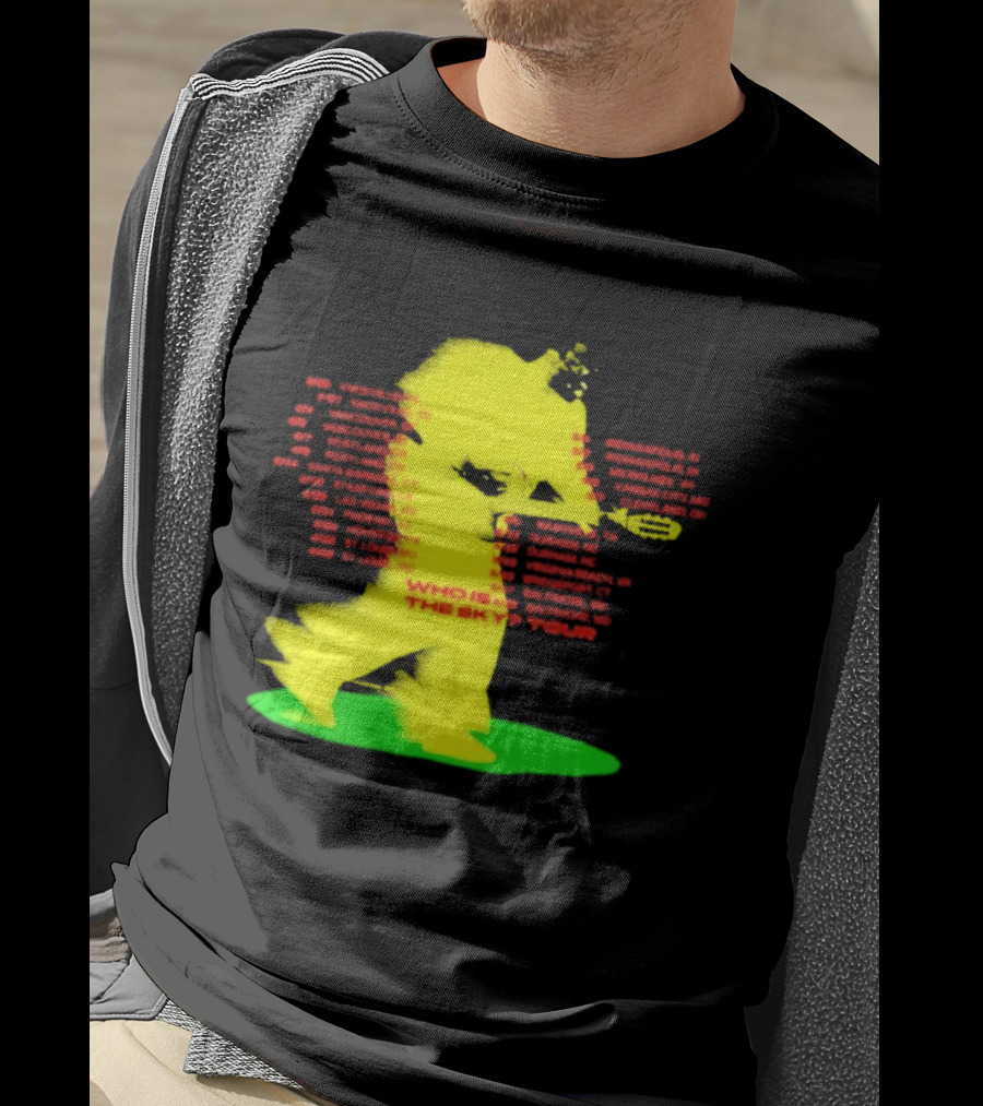 Who Is The Sky Tour With Astronaut Silhouette And Tour Dates T-Shirt