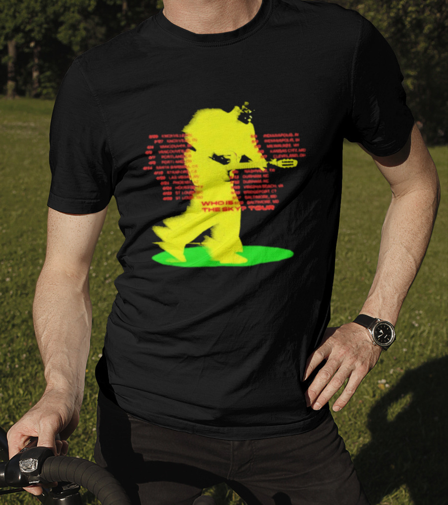 Who Is The Sky Tour With Astronaut Silhouette And Tour Dates T-Shirt